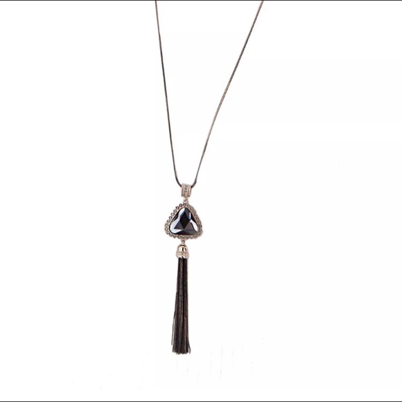 Very nice!! Gold plated long Necklace tassel . - Picture 7 of 7